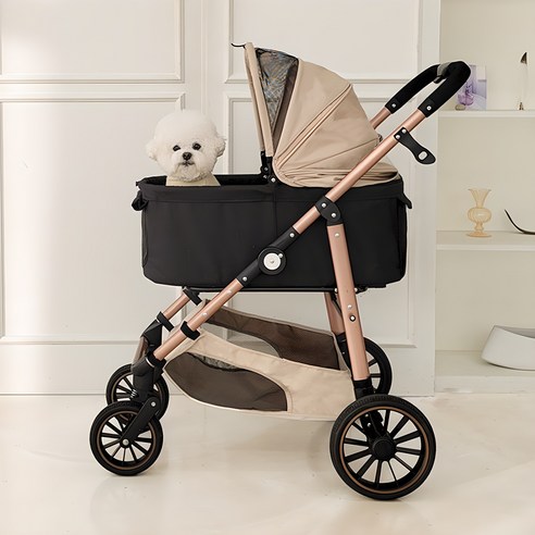 오블리펫 러버휠 강아지 유모차 리뷰