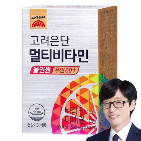 고려은단 멀티비타민 올인원 우먼 60 플러스, 1개, 60정
