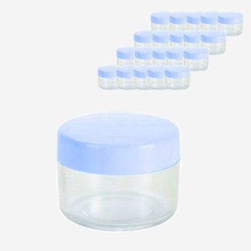 27리빙 화장품용기 크림 공병, 20개, 50g 블루