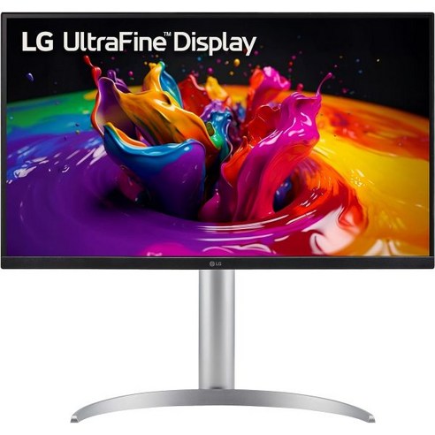 LG UltraFine 27인치 컴퓨터 모니터 27UP850N-W VESA 디스플레이를 갖춘 IPS 4KHDR400 및 USB Type-C 화이트, Power Delivery : 96W