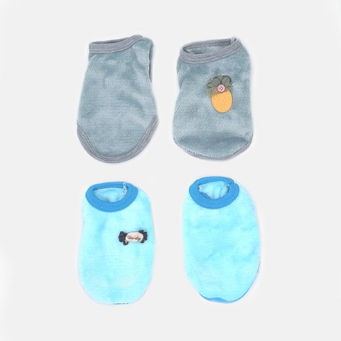 [3XS-M] 모노모노 아가옷 민소매 강아지옷 애견의류 아기강아지옷, 1개, 그레이 민무늬