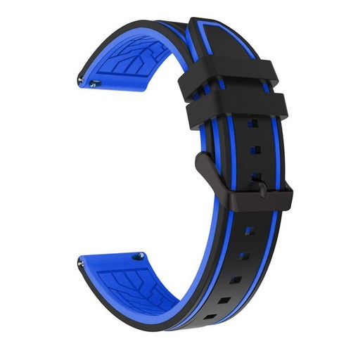 Garmin Forerunner 55 158 245 645 745 가민 스트랩 방수 투톤 고무 손목 밴드 20mm 22mm 퀵 릴리스 시계줄, #2