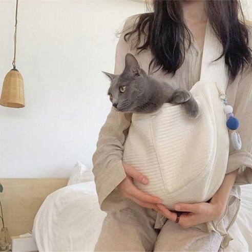멍포유 강아지 슬링백 포대기 고양이, 1개