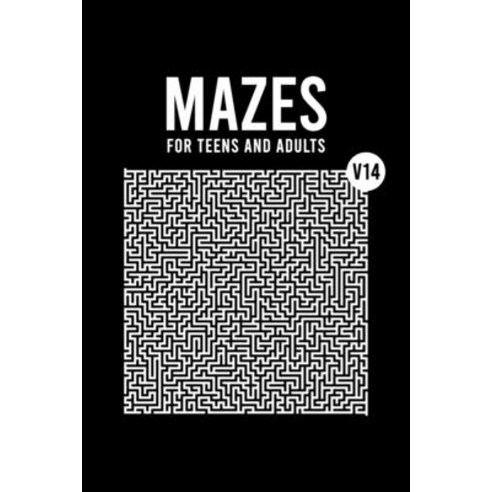 Mazes for Teens and Adults: 50 Hard Labyrinth Puzzles with Solutions Easy to Read & Stress Relief a... Paperback, Independently Published, English, 9798711012306