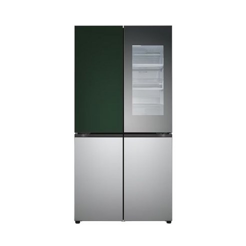 [색상선택형] LG 디오스 오브제컬렉션 노크온 매직스페이스 양문형 4도어 냉장고 방문설치