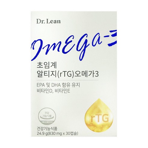 닥터린 초임계 알티지 오메가3, 30정, 1025mg, 1개