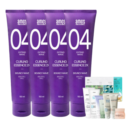 (3+1)아모스 프로페셔널 컬링 에센스2X150ml+랜덤1종
