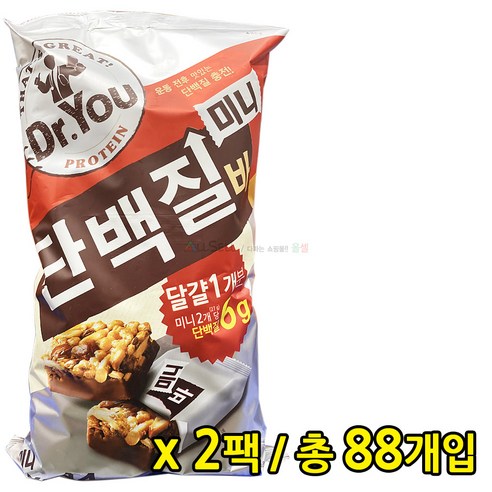 닥터유 단백질바 한입쏙, 594g, 2개