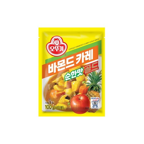 오뚜기 바몬드카레골드 순한맛 100g, 단일속성, 없음, 1개