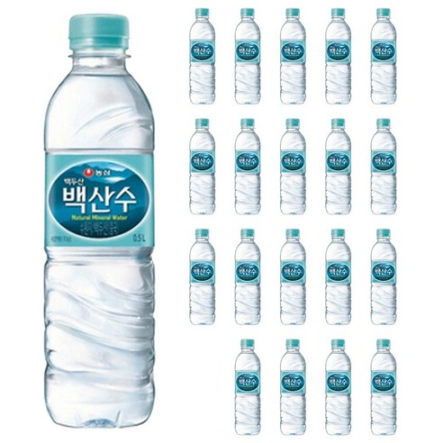제트스카이 백산수, 500ml, 20개