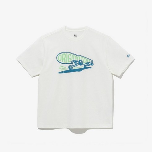 뉴에라 반팔티 오리지네이터스 스케이트보드 티셔츠 오프 화이트 14179044