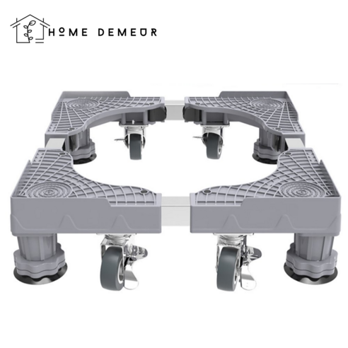 홈디메르 이동식 세탁기 받침대 건조기 냉장고 다용도 받침대 4바퀴 4다리, 1개