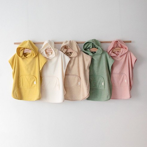 사자옷 신생아 아기 사계절 무지 테리 수영장 베스 타올 망토 유아망토