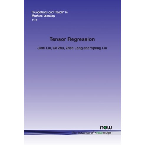 (영문도서) Tensor Regression Paperback, Now Publishers