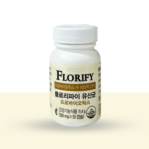 멜라루카 플로리파이 유산균, 3개, 30정