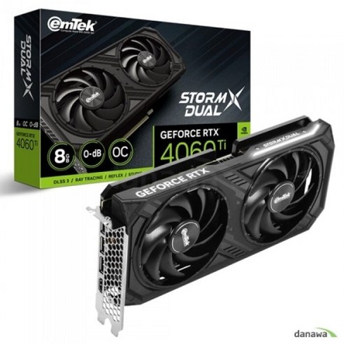 이엠텍 지포스 RTX 4060 STORM X Dual OC D6 8GB 그래픽카드