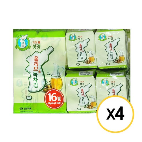 성경식품 올리브&녹차 식탁김