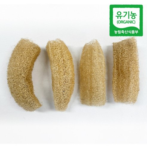 리네드 국산 천연 수세미 유기농 한손 수세미, 한손 수세미 10-20cm(4개입), 4개, 1개