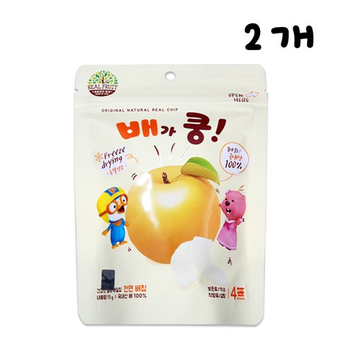 뽀로로 배가 쿵 배칩, 2개, 15g