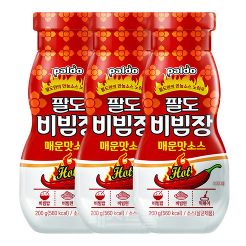 팔도 비빔장 매운맛소스 200g 3개, 3개, 200g