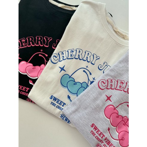 키메라제이 쥬빌체리 썸머 반팔 티셔츠 3color