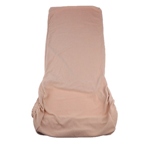 Thicken Stretch 다이닝 룸 의자 커버 슬립 커버 스툴 프로텍터, 베이지, 뜨개질 패브릭