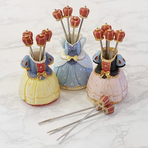 사랑스러움이 식탁에 내려앉다, 프린세스 공주 다과포크세트