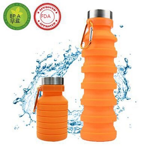 MEIISEO대용량 스포츠 물통 다기능 물병 휴대용 스포츠 물통 대용량 보온병, ORANGE
