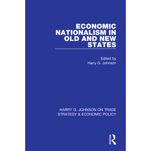 (영문도서) Economic Nationalism in Old and New States Paperback, Routledge, English, 9781032050232