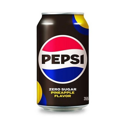 펩시 제로슈거 파인애플 355ml/ 5캔, 10개, 355ml