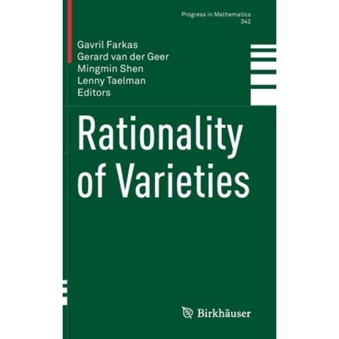 (영문도서) Rationality of Varieties Hardcover, Birkhauser