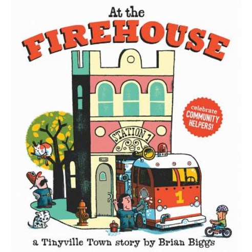 (영문도서) At the Firehouse Board Books, Abrams Appleseed, English, 9781419731518