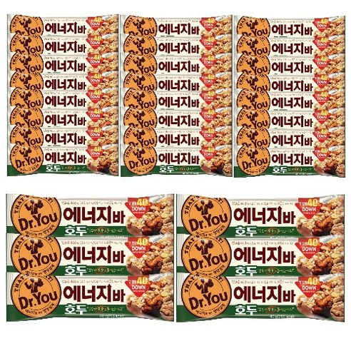 닥터유 에너지바 호두 40g, 8개