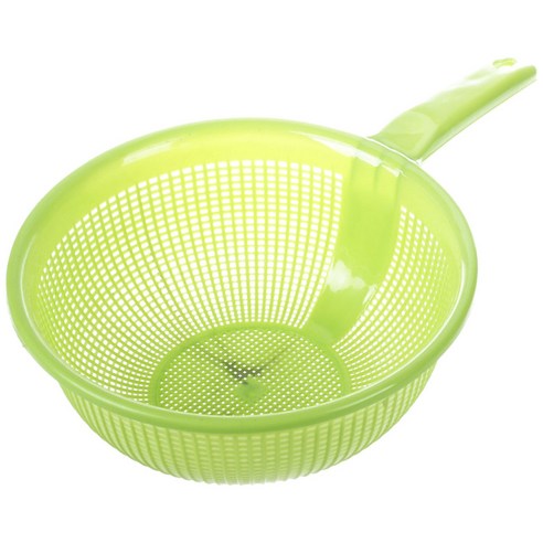 Deoxygene 주방 홈 Platic 임의 색상 긴 손잡이 쌀 여과기 필터, 1개