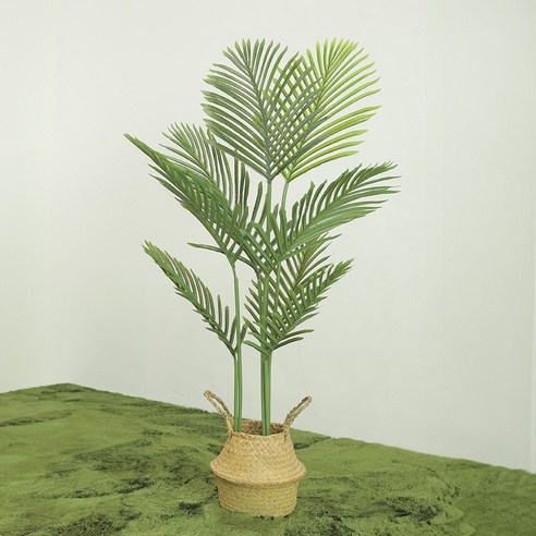 북유럽의 순수한 자연미를 완벽하게 구현한 디아펠리즈 플라워 북유럽 아레카야자 조화 나무
