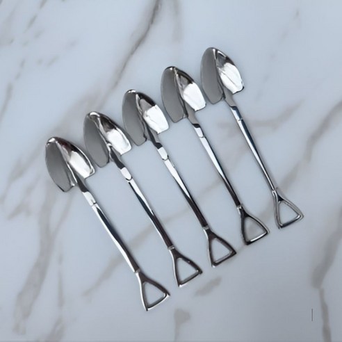 특별한 식탁을 완성하는 쥬시안 삽모양 디저트 스푼 포크 티스푼