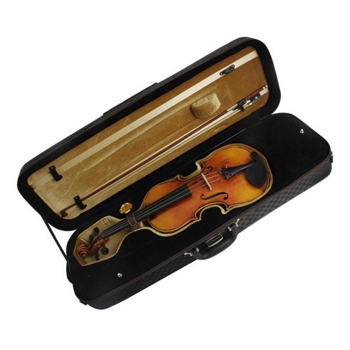4/4 풀 사이즈 전문가용 경량 바이올린 케이스 블랙, 80x26x14cm, 캔버스