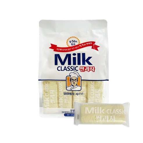 밀크 클래식 쌀과자(우유맛), 240g, 1개