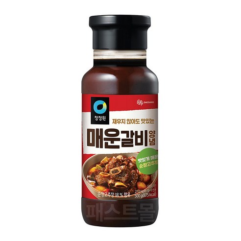 매운갈비 양념 화끈한맛 500g, 1개