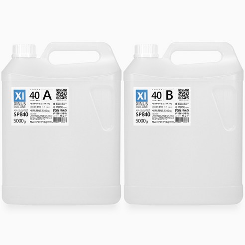 시너스 실리콘 몰드용 SP840 경도40, 1세트, 9L