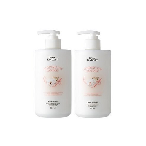 바디판타지 웨딩데이 판타지 모이스처라이징 바디 로션 500ml 2개