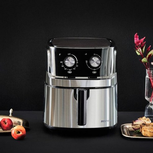 베스트하임 6L 건강한 에어프라이어 – 블랙, 단일 옵션 베스트하임에어프라이어