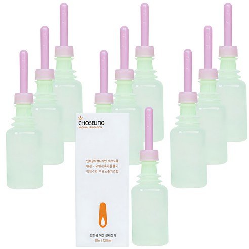 초승 여성 질세정기, 120ml, 10개