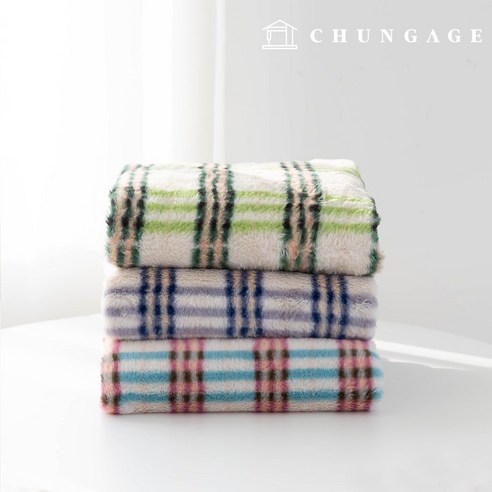 따스하고 감각적인 강아지 옷 만들기: 털원단 페이크 퍼원단 체크 극세사 밍크 벨보아