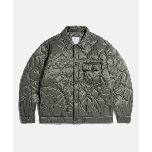 에스피오나지 워크자켓 Quilted Trucker Jacket Olive