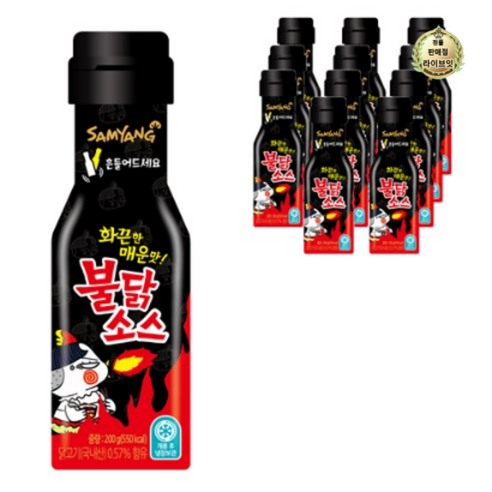 삼양식품 까르보 불닭소스, 200g, 24개