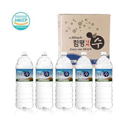 함평 나비수 천연 미네랄 알칼리 환원수, 500ml, 24개