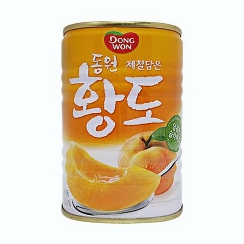 [KT알파쇼핑][동원] 황도 슬라이스 400g X 6캔 /통조림/복숭아병조림, 기본상품, 6개
