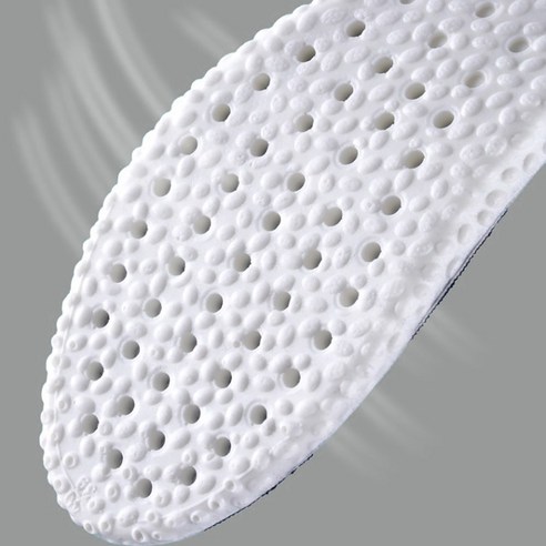 발의 피로감과 충격을 효과적으로 줄여주는 고탄력 쿠션과 메모리폼 소재의 olhsole 기능성 반스 깔창