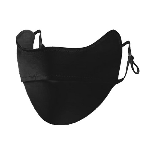 에어뮤즈 자외선 차단 마스크 슬림핏 M, 블랙, 1개, 1개입